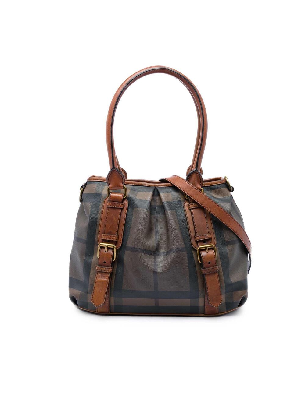 Burberry Smoked Check Coated Canvas #357449B44B